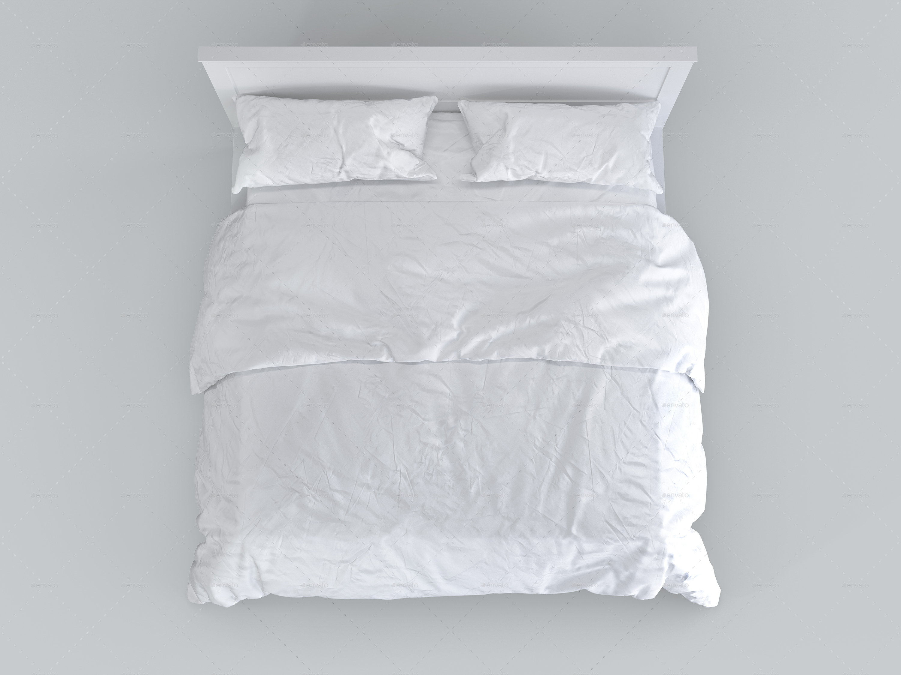 Bedroom and Bed Linen Mockup, Graphics GraphicRiver